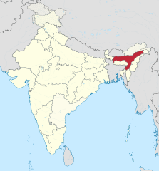 Assam - Bildnachweis: Wikipedia, Benutzer: TUBS